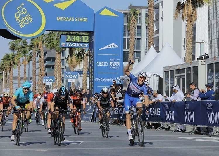Kittel entra primero en la meta de la cuarta etapa del Dubai Tour.