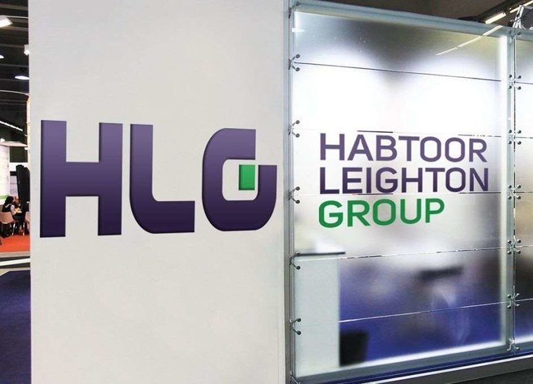 Logotipo de la empresa Habtoor Leighton Group.