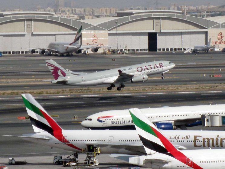 Una imagen del Aeropuerto Internacional de Dubai.