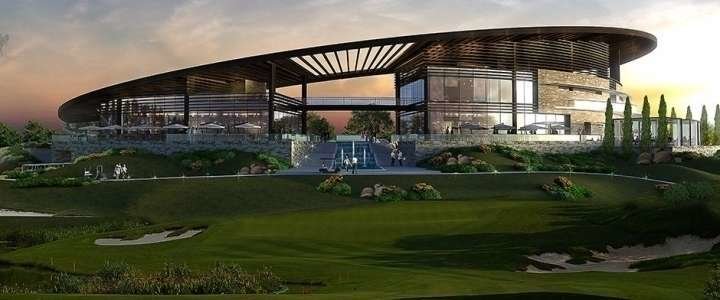 Casa club del complejo que la inmobiliaria Trump está construyendo en Dubai. 