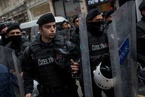 Una imagen de la Policía de Turquía.