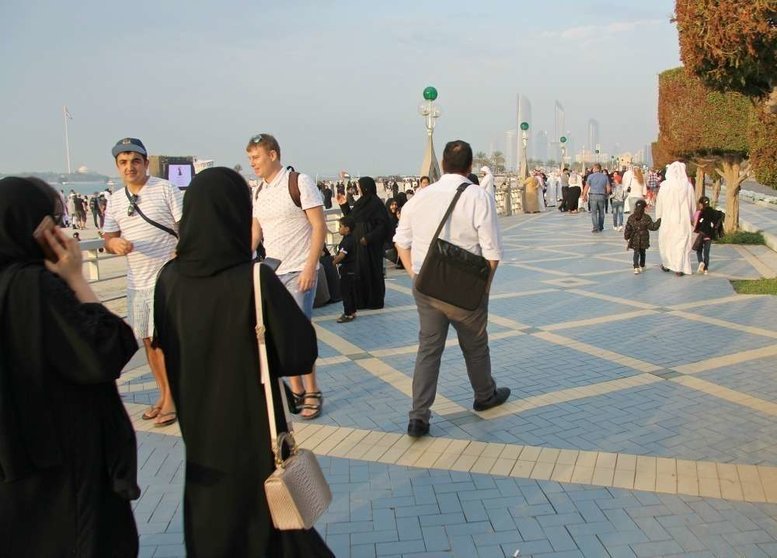 Aspecto de la Corniche de Abu Dhabi. (EL CORREO)