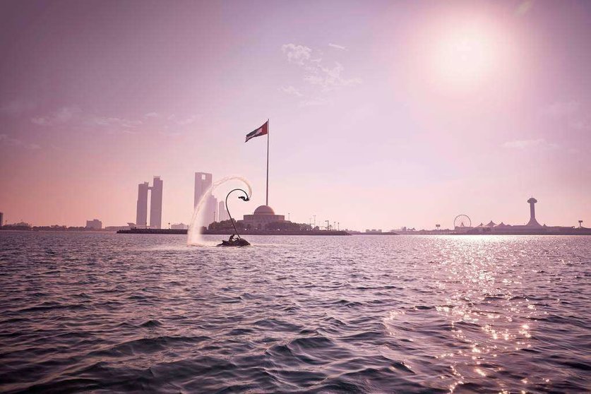 Imagen de la Corniche de Abu Dhabi. 