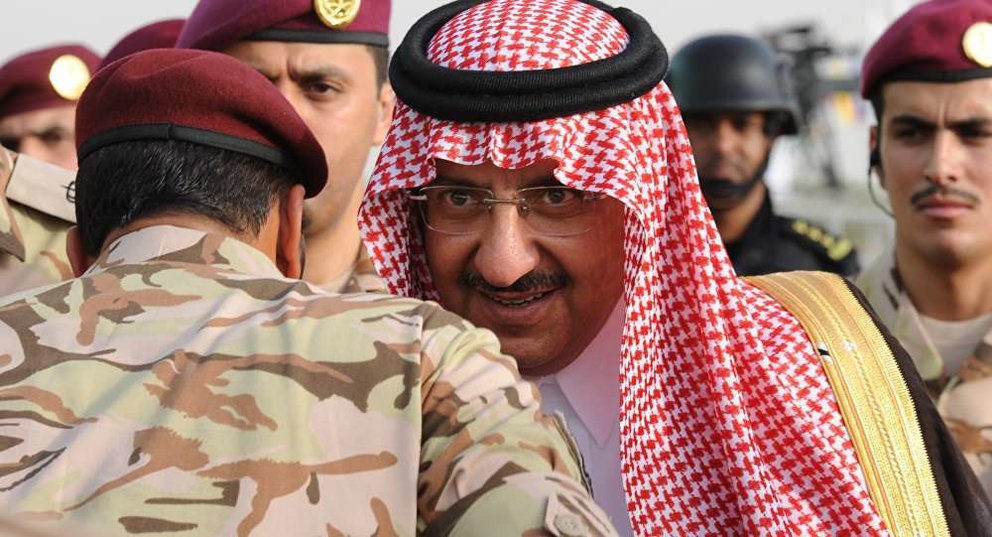 El antiguo príncipe heredero de Arabia Saudita, Mohammed bin Nayef.