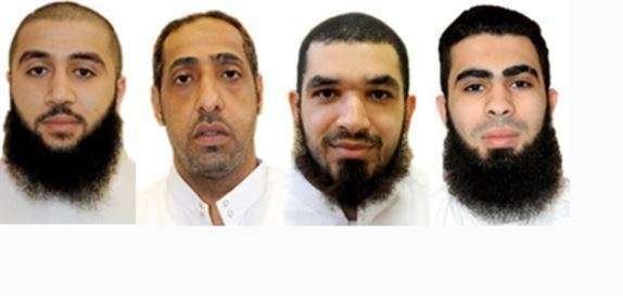 Los terroristas ejecutados por Arabia Saudita. (Al Arabiya)