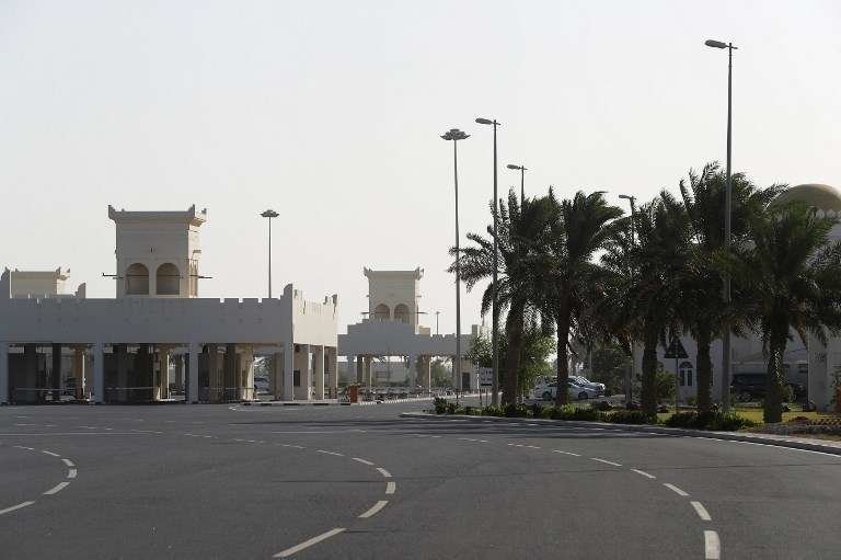 La frontera terrestre entre Qatar y Arabia Saudita.