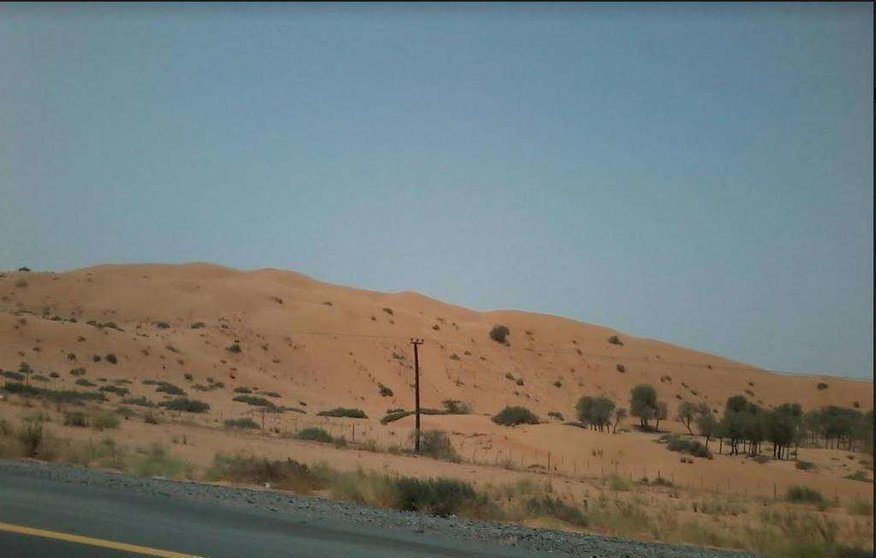 Una imagen del desierto de Emiratos Árabes en verano (EL CORREO).