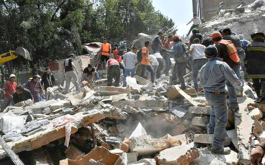 El segundo devastador terremoto que sufre México en 12 días ha dejado un reguero de horror. (24horas.cl)