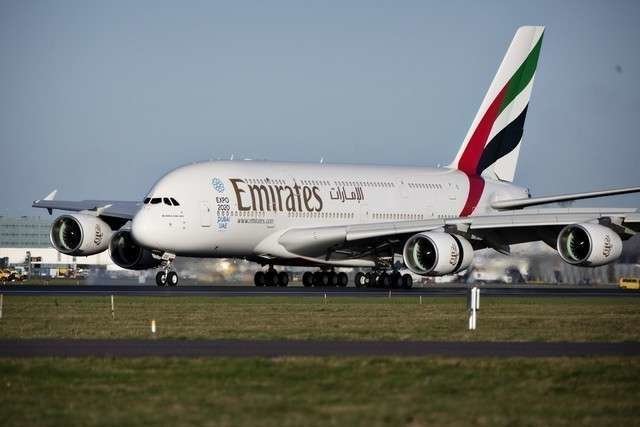 Un A380 de Emirates Airline.