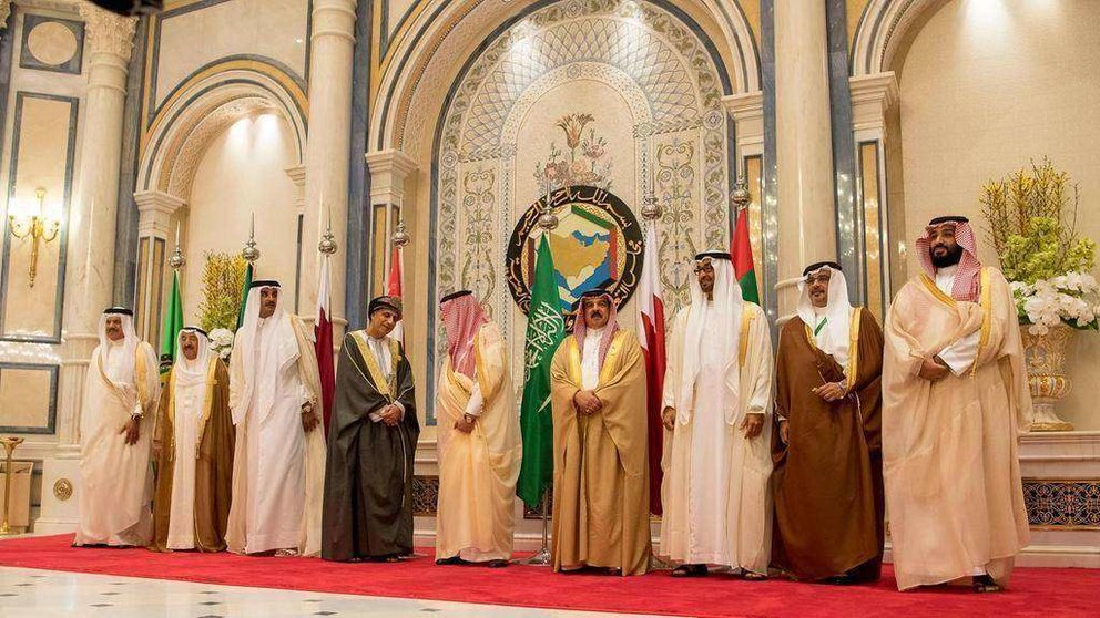 Una imagen de la última reunión del CCG en mayo de 2017. (Casa del príncipe de Abu Dhabi)