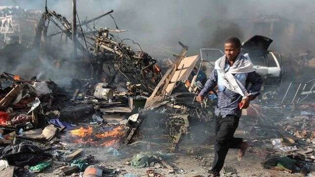 Imagen de un atentado en Mogadiscio. (Efe)
