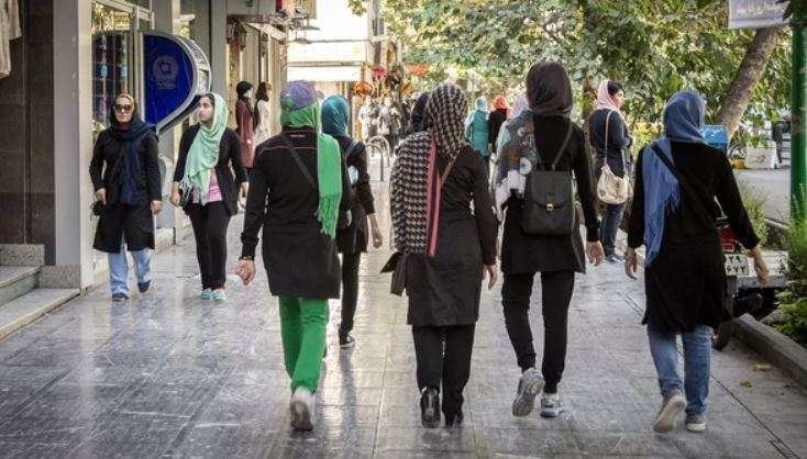 Mujeres en Teherán.