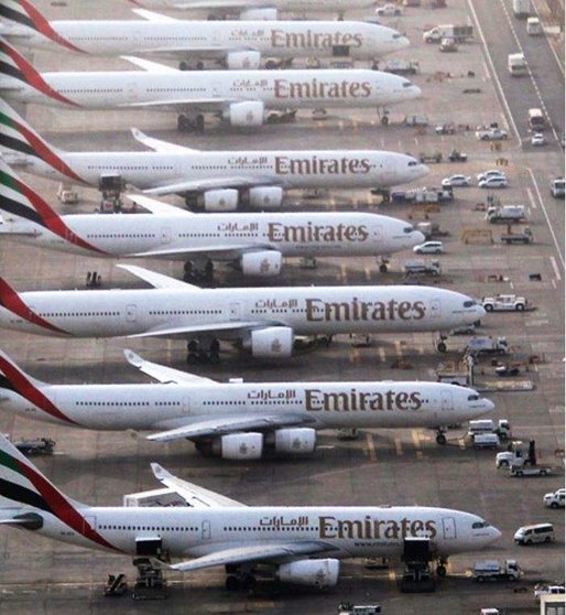 Una imagen del Aeropuerto Internacional de Dubai.