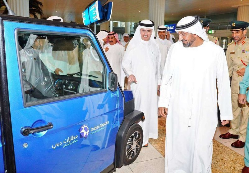 Sheikh Ahmed bin Saeed Al Maktoum, presidente de Dubai Airports. (WAM)