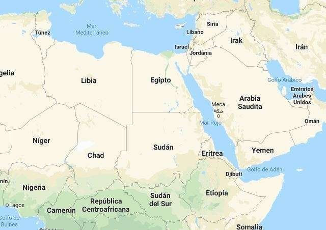 En el mapa de Google se observan los países más castigados por el yihadismo.