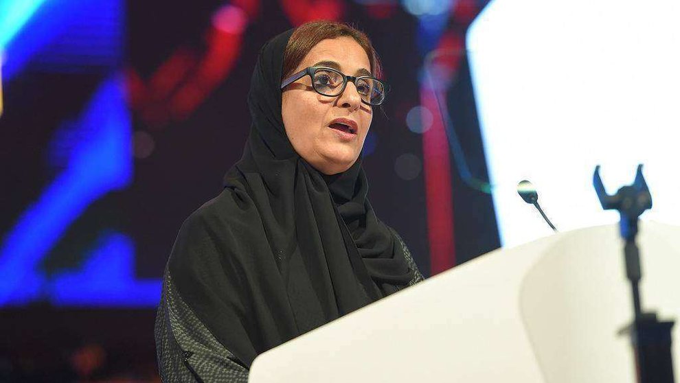 Ministra de Tolerancia de EAU, la jequesa Lubna bint Al Qasimi.
