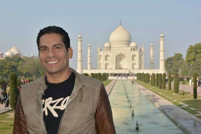 Ismael Cala en uno de sus viajes a la India. 