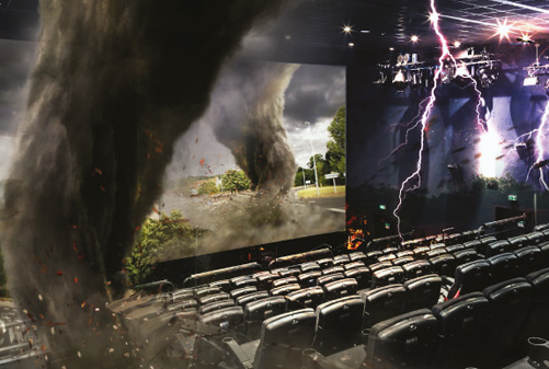 Las salas de cine 4D proporcionan a los espectadores una experiencia inmersiva. (CJ 4DPLEX)