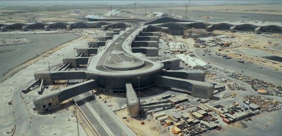 Una imagen de la nueva terminal del Aeropuerto de Abu Dhabi.