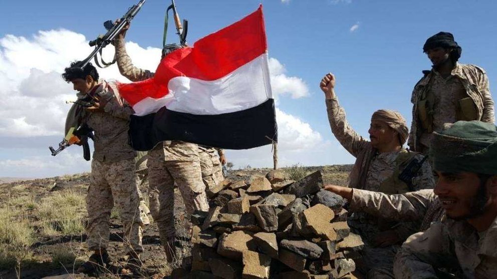 Una imagen del Ejército Yemení en las cercanías del puerto de Hudeida.