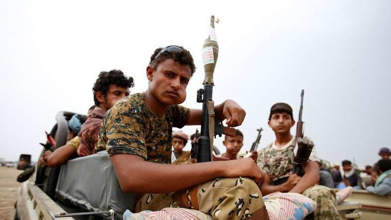 Los combatientes de la Coalición Árabe atacaron posiciones del ejército hutí. (Reuters)