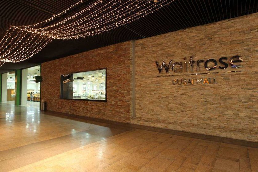 Una imagen del supermercado Waitrose del Dubai Mall.