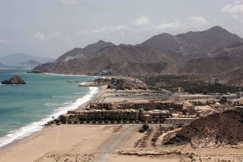La costa de Fujairah.