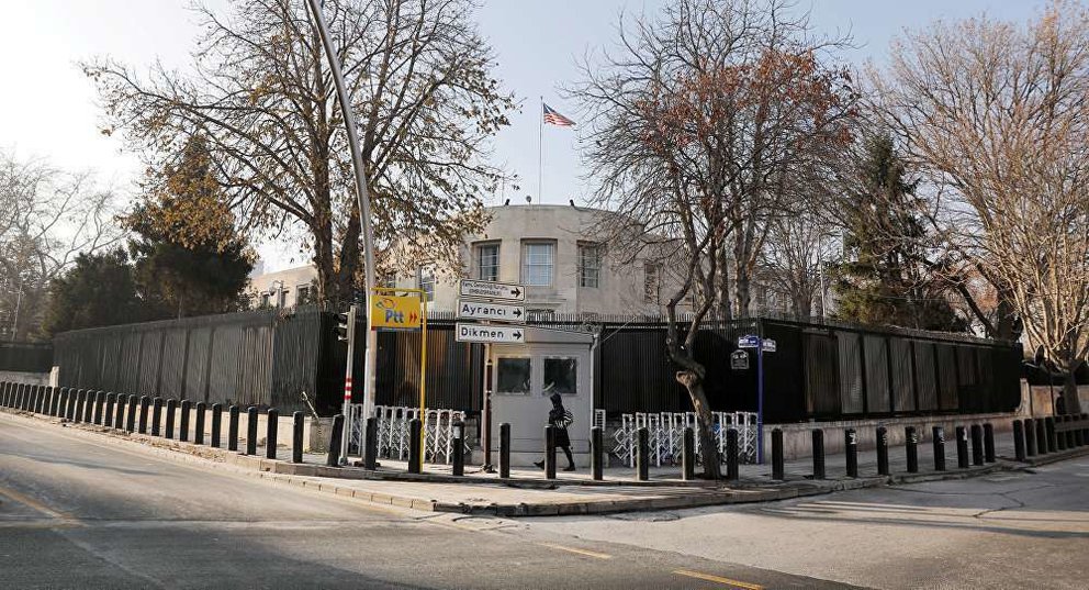Embajada de Estados Unidos en Ankara, capital de Turquía.