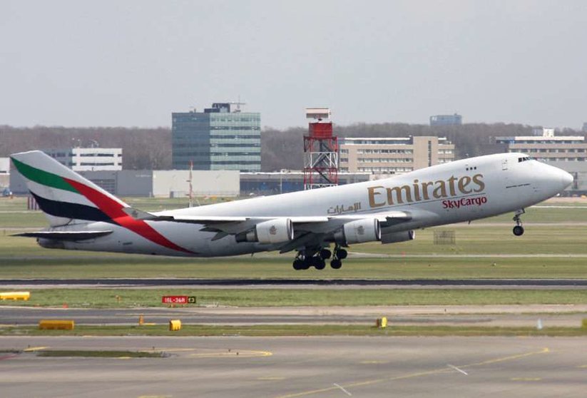 Un avión de Emirates SkyCargo.