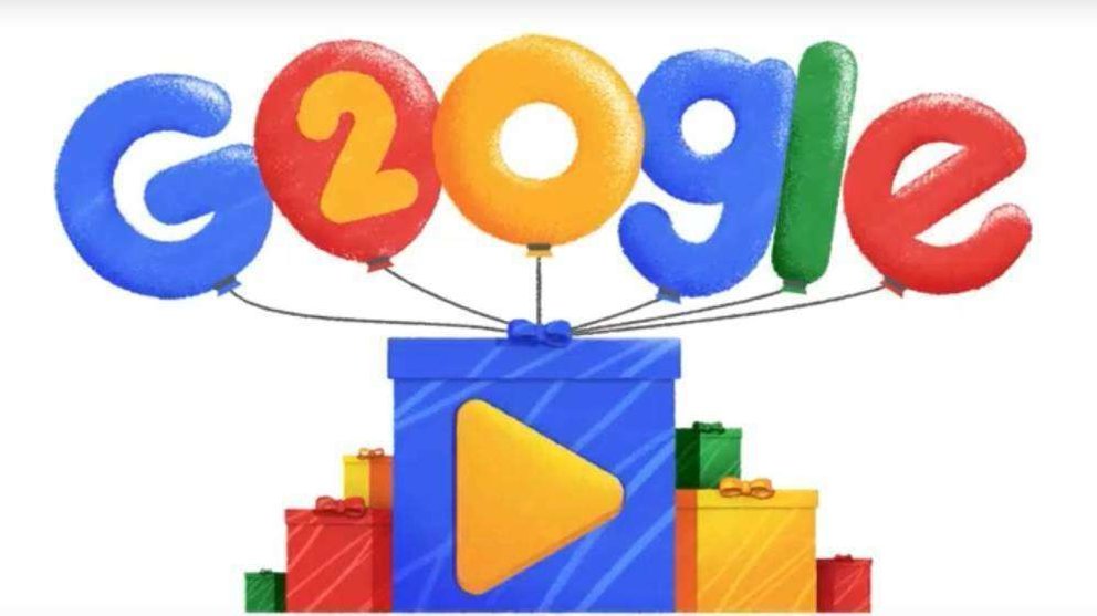 El buscador Google conmemora su 20 cumpleaños.