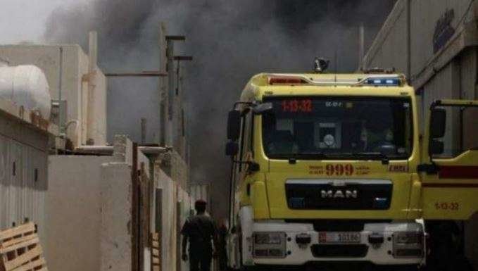 El incendio se produjo en la zona de Bani Yas en Abu Dhabi.