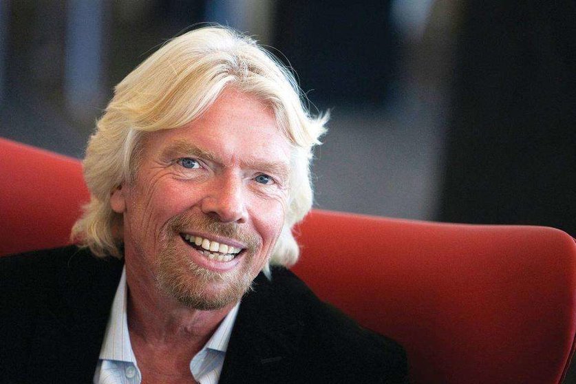Richard Branson, propietario de Virgin Galactic.