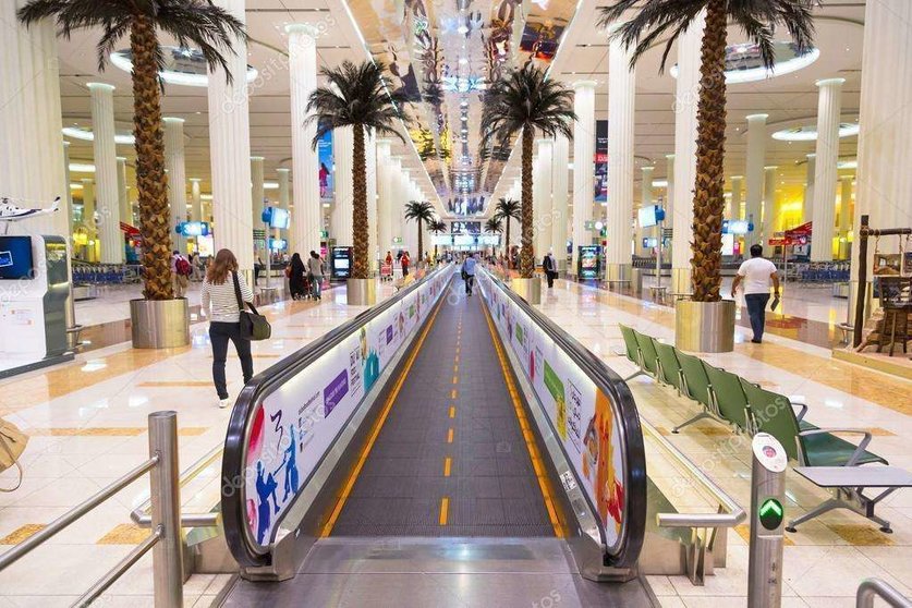 Una imagen de la Terminal 3 en el Aeropuerto Internacional de Dubai.