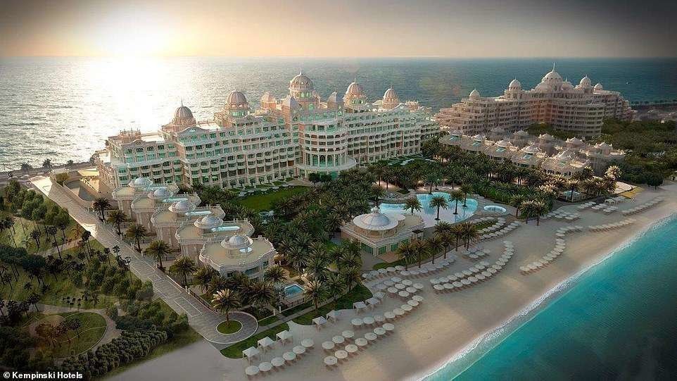 Una imagen del hotel Kempinsky Emerald en La Palmera de Dubai.