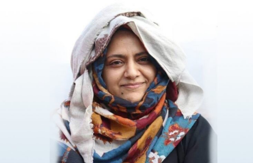 La activista yemení Awfa Al Naami. 