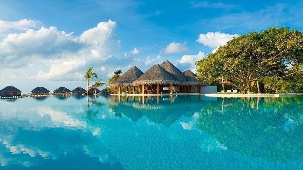 Panorámica de las Islas Maldivas.