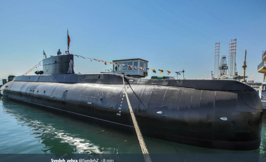 La Agencia de Noticias de la República Islámica distribuyó la imagen del submarino.
