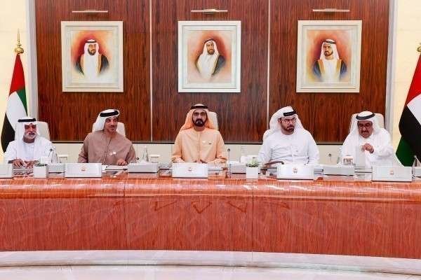 Un momento de la reunión del Gabinete de EAU.