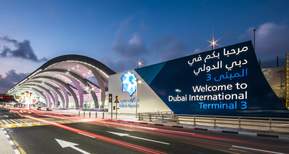 La Terminal 3 en el Aeropuerto Internacional de Dubai (DXB)