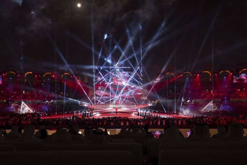 Ceremonia clausura de las Olimpiadas Especiales de Abu Dhabi. (WAM)