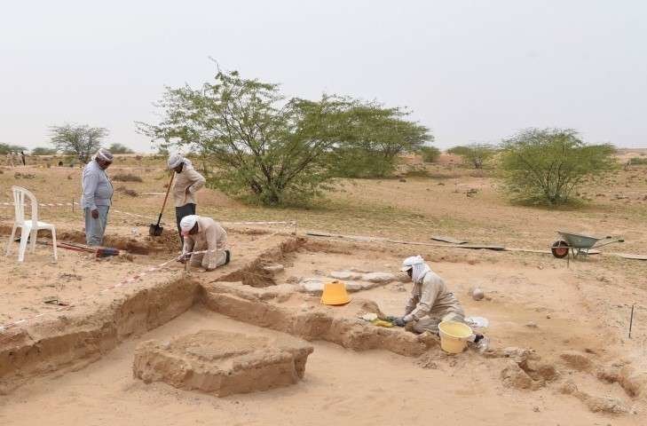 Excavación en Umm Al Quwain. (WAM)