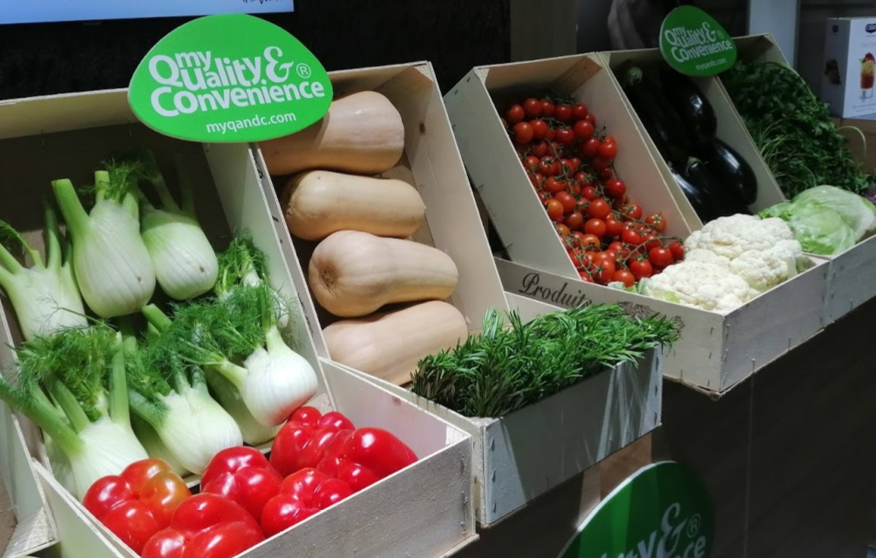 Exposición de verduras en Dubai. (EL CORREO)