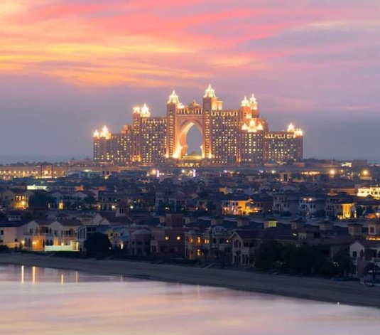 Una imagen de La Palmera de Dubai.