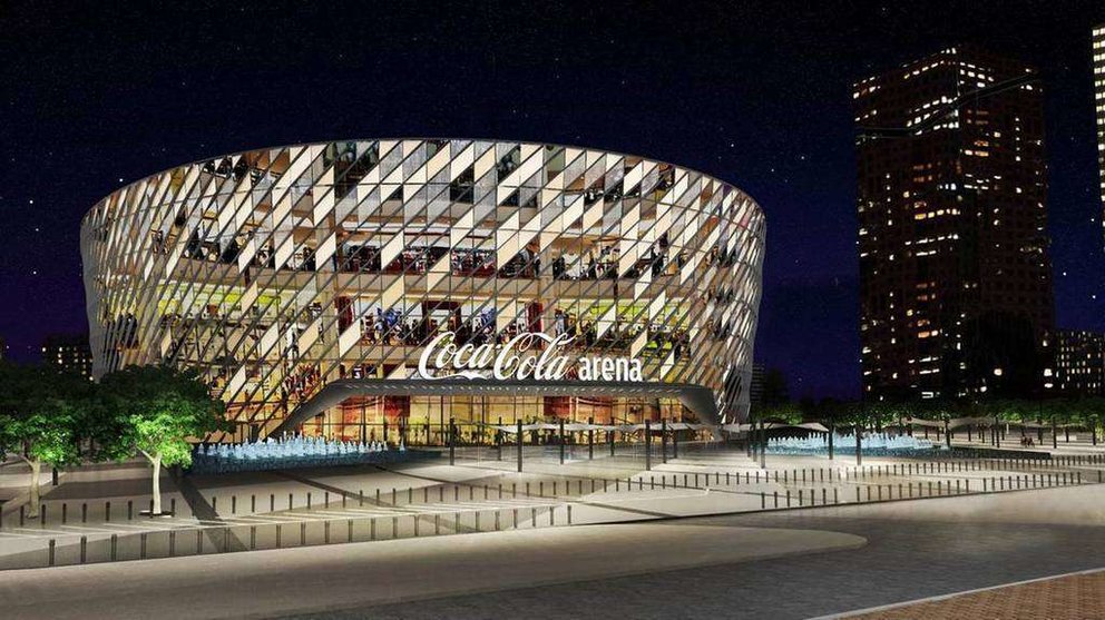 El nuevo estadio de Dubai Coca Cola Arena.