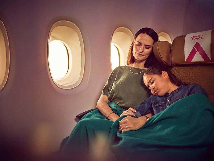 Asientos Premium de Etihad Airways.
