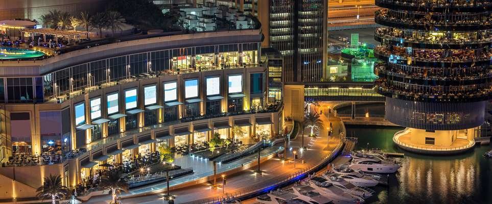 Una imagen de Dubai Marina Mall.