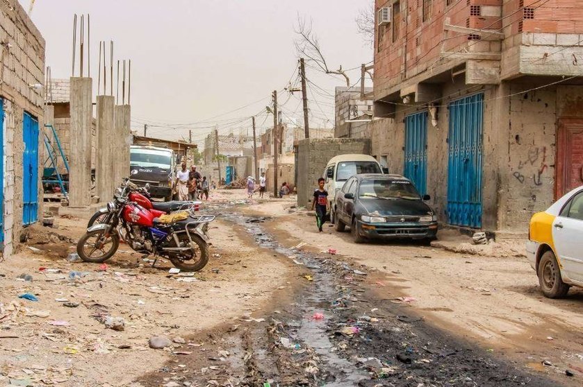 Una calle de la ciudad de Adén en Yemen.