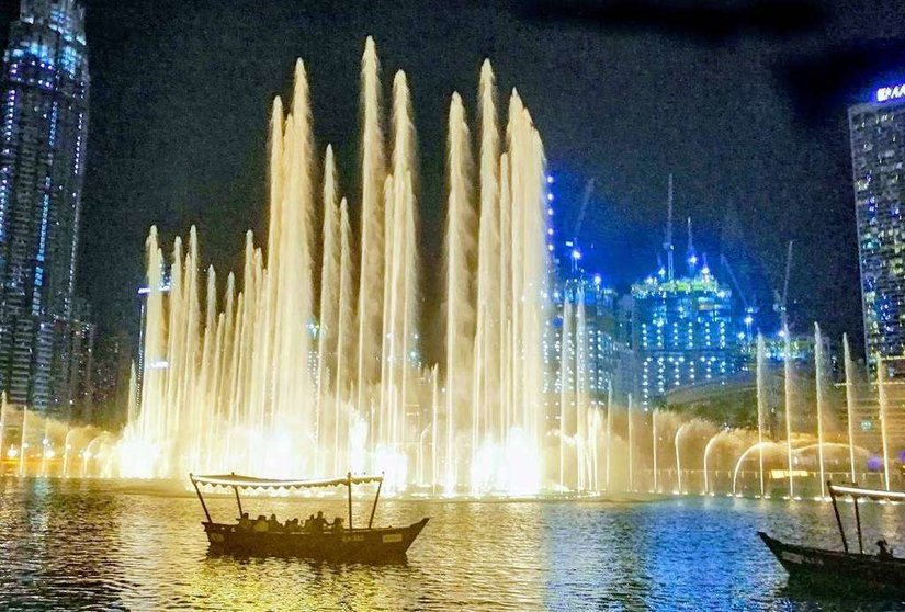 La Fuente de Dubai. (EL CORREO)
