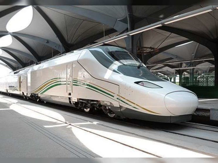 El tren de alta velocidad en Arabia Saudita.