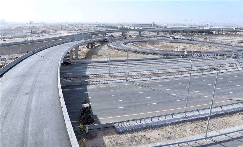 Carretera al sitio de la  Expo en Dubai.
